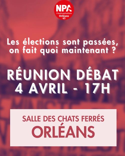 REUNION Débat On fait quoi maintenant ?