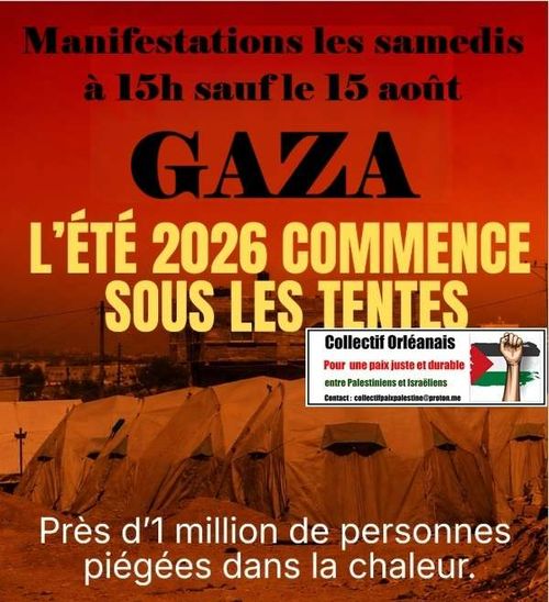 RASSEMBLEMENT de soutien aux palestiniens