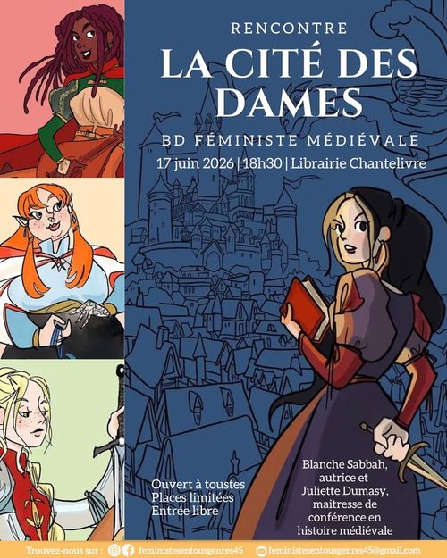 RENCONTRE pour La Cité des Dames BD médiévale féministe