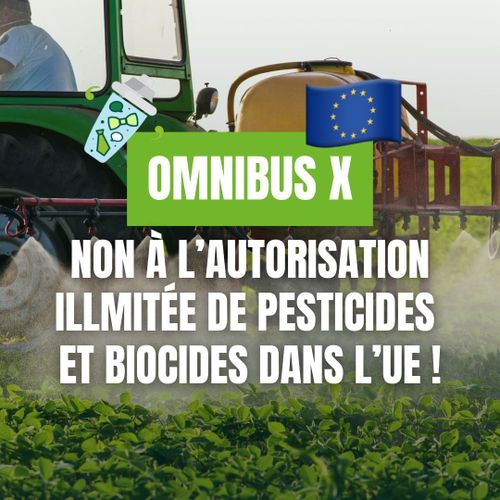 MANIFESTATION contre l'omnibus pesticide