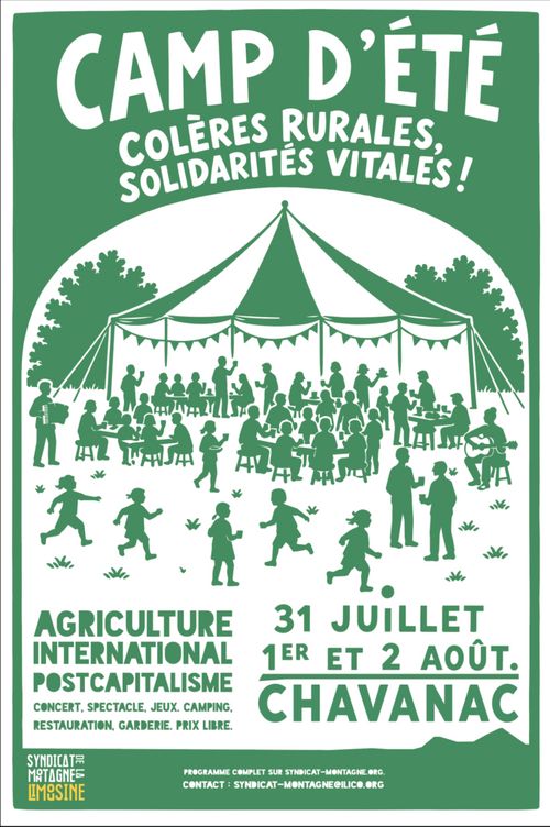CAMP d'été Colères rurales, solidarités vitales !