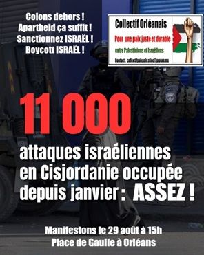 MANIFESTATION de soutien aux palestiniens