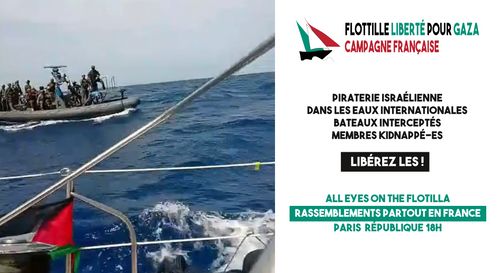 RASSEMBLEMENT Stop à l'impunité d'Israël en Méditérranée
