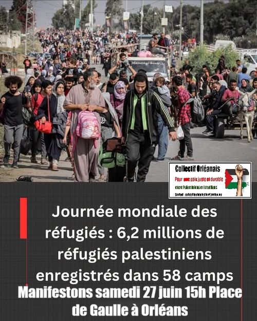 RASSEMBLEMENT Journée mondiale des réfugiés