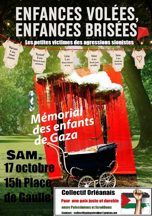 MANIFESTATION de soutien aux palestiniens