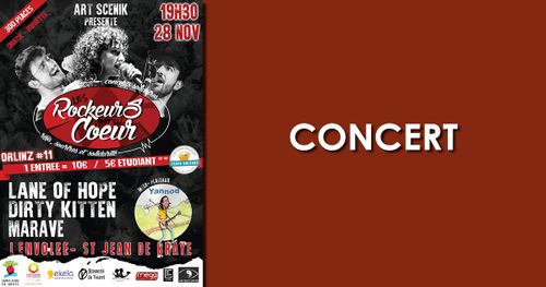 CONCERT Les rockeurs ont du coeur Orlinz