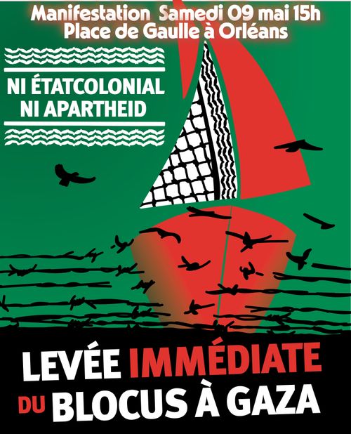 MANIFESTATION contre le blocus à Gaza