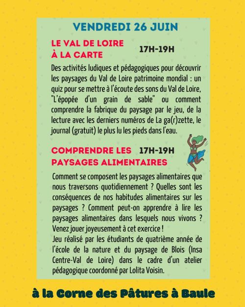 COMPRENDRE les paysages alimentaires