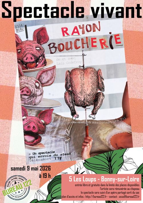 SPECTACLE vivant Rayon boucherie