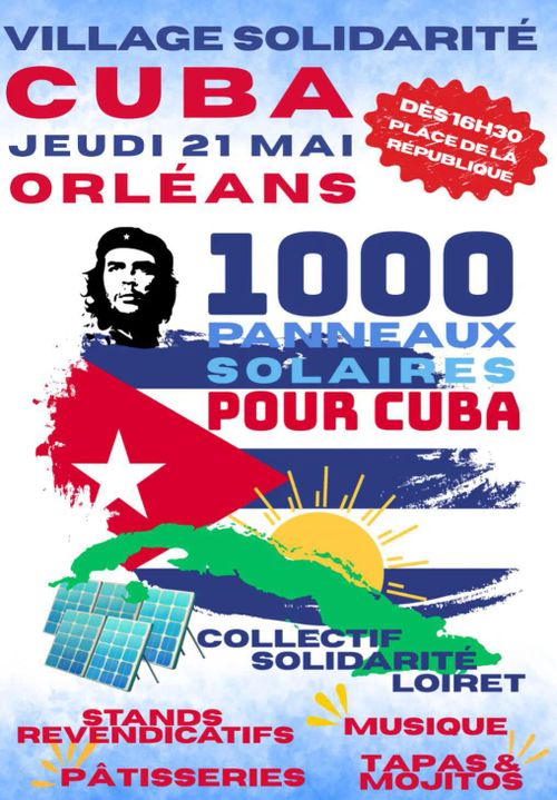 VILLAGE solidarité 1000 panneaux solaires pour Cuba