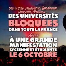 MOBILISATION nationale des lycées et universités