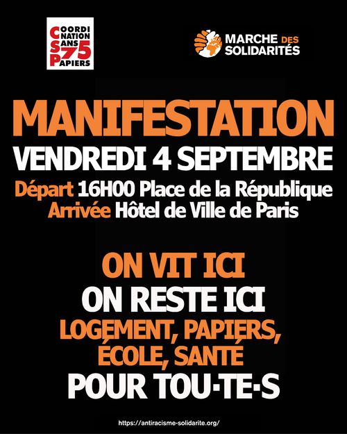 MANIFESTATION Marche des solidarités