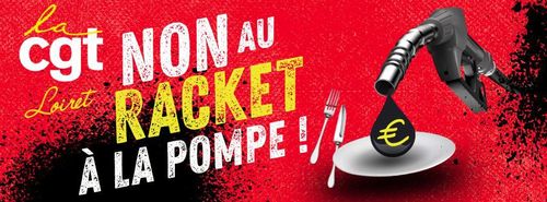 MANIFESTATION contre le racket à la pompe