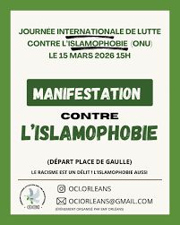 MANIFESTATION contre l’islamophobie