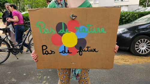 ATELIER masques La Nature qui se défend pour le carnavail du 23 mai